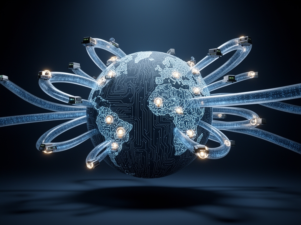 secure vpn download illustration