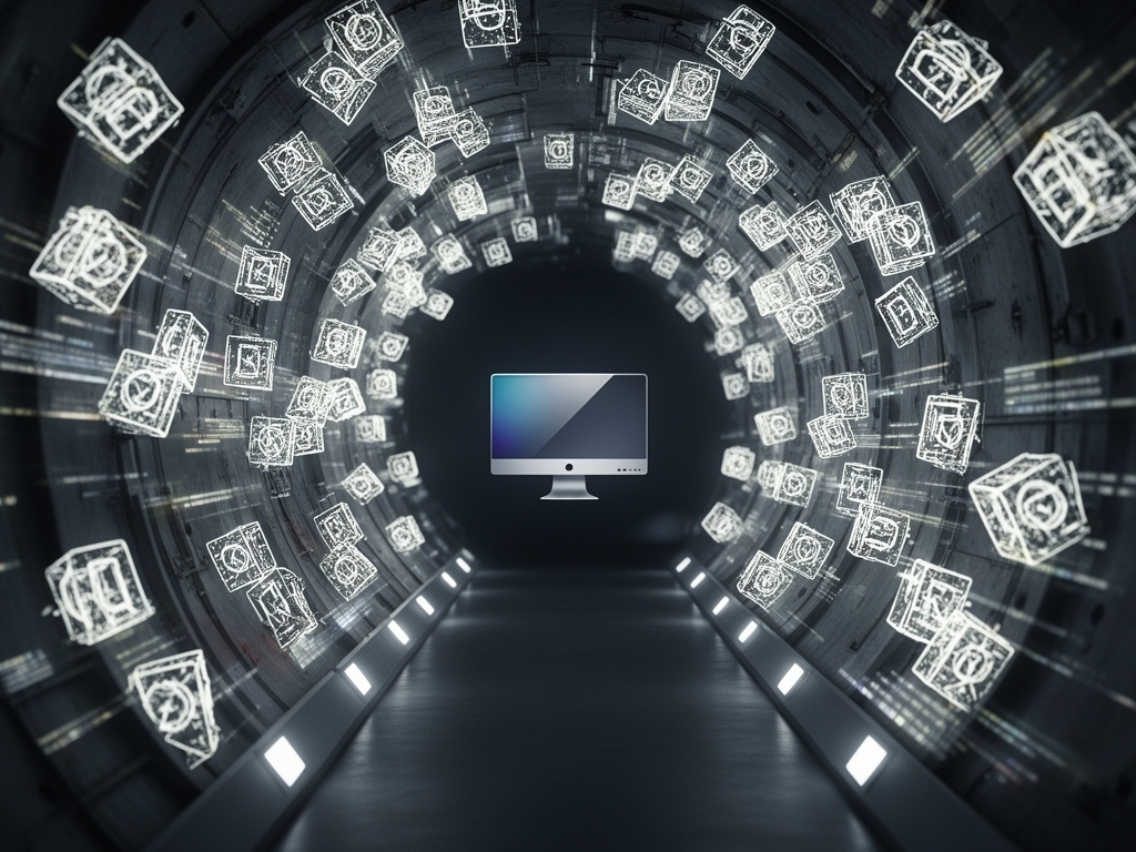 secure vpn pc illustration