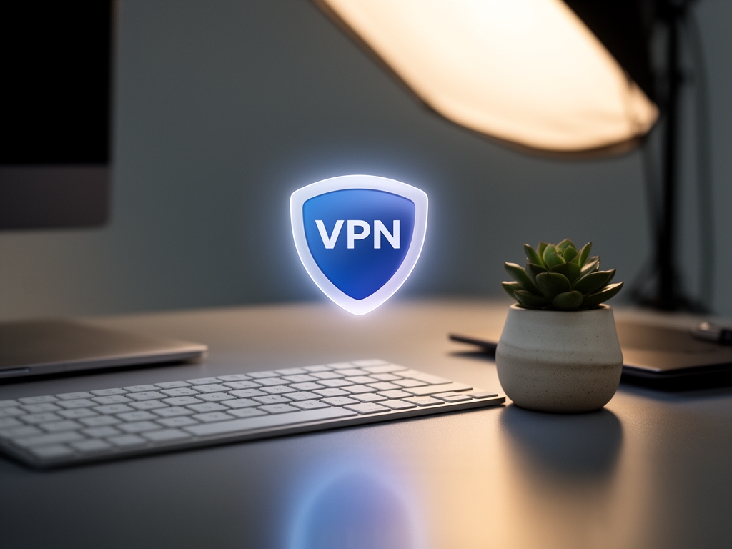 secure vpn safer internet illustration