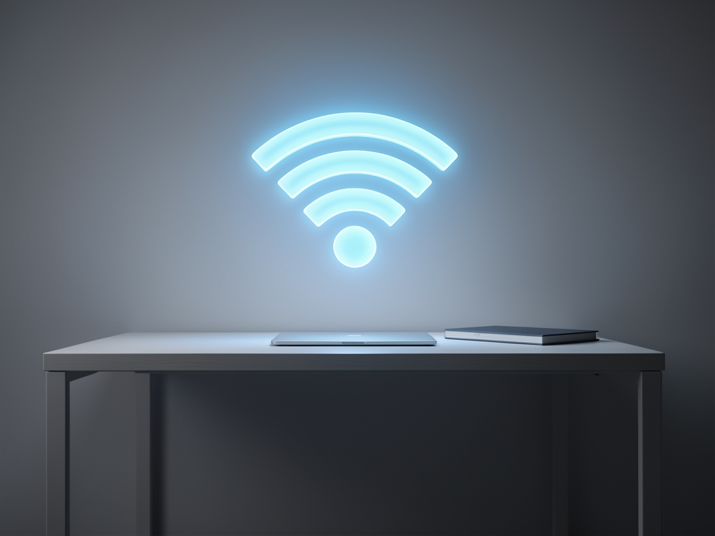 secure vpn wifi illustration