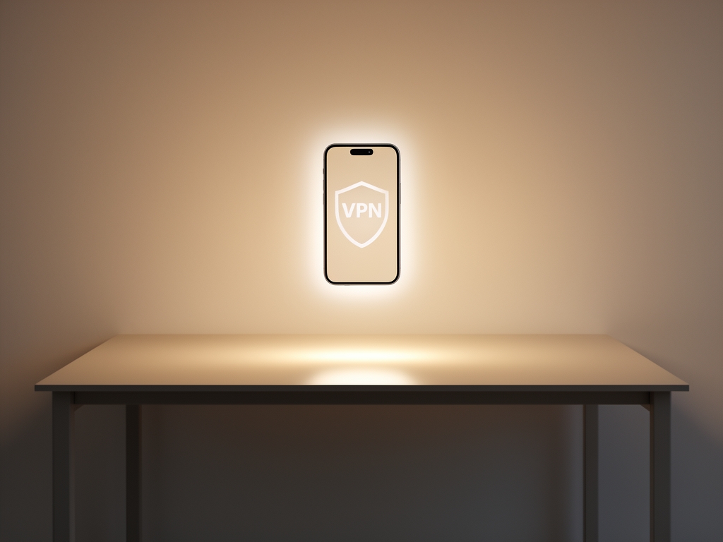 vpn security iphone illustration