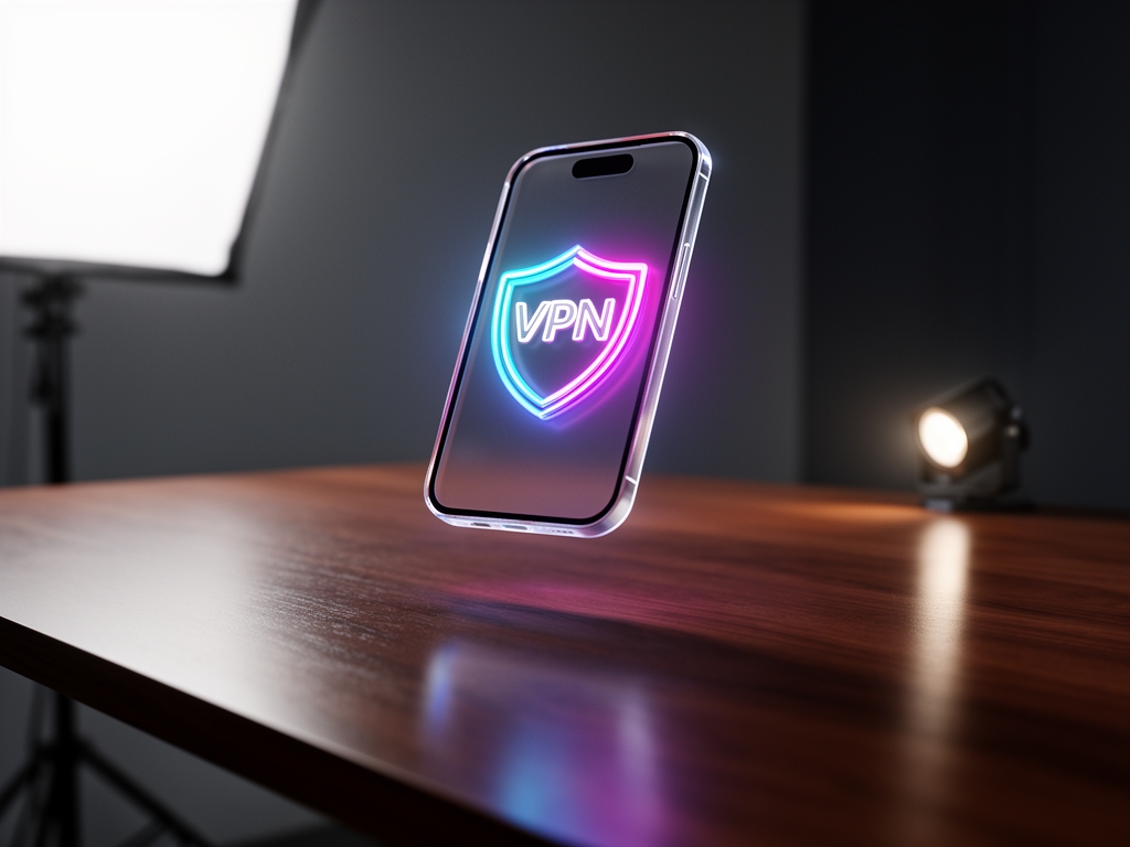vpn security iphone illustration